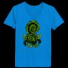 Ladies’  Junior Fine Jersey V-Neck Longer Length T-Shirt Thumbnail