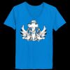 Ladies’  Junior Fine Jersey V-Neck Longer Length T-Shirt Thumbnail