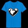 Ladies’  Junior Fine Jersey V-Neck Longer Length T-Shirt Thumbnail