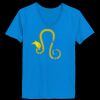 Ladies’  Junior Fine Jersey V-Neck Longer Length T-Shirt Thumbnail