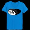 Ladies’  Junior Fine Jersey V-Neck Longer Length T-Shirt Thumbnail