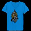 Ladies’  Junior Fine Jersey V-Neck Longer Length T-Shirt Thumbnail