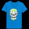 Ladies’  Junior Fine Jersey V-Neck Longer Length T-Shirt Thumbnail