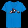 Ladies’  Junior Fine Jersey V-Neck Longer Length T-Shirt Thumbnail