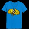 Ladies’  Junior Fine Jersey V-Neck Longer Length T-Shirt Thumbnail