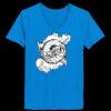 Ladies’  Junior Fine Jersey V-Neck Longer Length T-Shirt Thumbnail