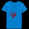 Ladies’  Junior Fine Jersey V-Neck Longer Length T-Shirt Thumbnail