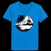 Ladies’  Junior Fine Jersey V-Neck Longer Length T-Shirt Thumbnail