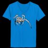 Ladies’  Junior Fine Jersey V-Neck Longer Length T-Shirt Thumbnail