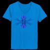 Ladies’  Junior Fine Jersey V-Neck Longer Length T-Shirt Thumbnail