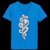 Ladies’  Junior Fine Jersey V-Neck Longer Length T-Shirt Thumbnail
