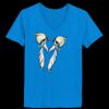 Ladies’  Junior Fine Jersey V-Neck Longer Length T-Shirt Thumbnail