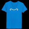 Ladies’  Junior Fine Jersey V-Neck Longer Length T-Shirt Thumbnail