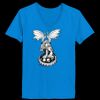 Ladies’  Junior Fine Jersey V-Neck Longer Length T-Shirt Thumbnail