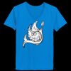 Ladies’  Junior Fine Jersey V-Neck Longer Length T-Shirt Thumbnail