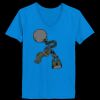 Ladies’  Junior Fine Jersey V-Neck Longer Length T-Shirt Thumbnail