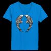 Ladies’  Junior Fine Jersey V-Neck Longer Length T-Shirt Thumbnail