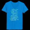 Ladies’  Junior Fine Jersey V-Neck Longer Length T-Shirt Thumbnail