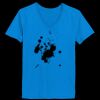 Ladies’  Junior Fine Jersey V-Neck Longer Length T-Shirt Thumbnail