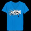 Ladies’  Junior Fine Jersey V-Neck Longer Length T-Shirt Thumbnail