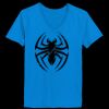 Ladies’  Junior Fine Jersey V-Neck Longer Length T-Shirt Thumbnail