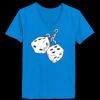 Ladies’  Junior Fine Jersey V-Neck Longer Length T-Shirt Thumbnail