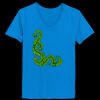 Ladies’  Junior Fine Jersey V-Neck Longer Length T-Shirt Thumbnail