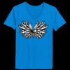 Ladies’  Junior Fine Jersey V-Neck Longer Length T-Shirt Thumbnail