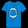 Ladies’  Junior Fine Jersey V-Neck Longer Length T-Shirt Thumbnail