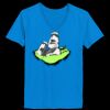Ladies’  Junior Fine Jersey V-Neck Longer Length T-Shirt Thumbnail