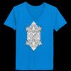 Ladies’  Junior Fine Jersey V-Neck Longer Length T-Shirt Thumbnail