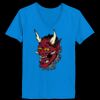 Ladies’  Junior Fine Jersey V-Neck Longer Length T-Shirt Thumbnail