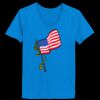 Ladies’  Junior Fine Jersey V-Neck Longer Length T-Shirt Thumbnail