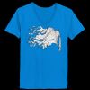 Ladies’  Junior Fine Jersey V-Neck Longer Length T-Shirt Thumbnail