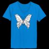 Ladies’  Junior Fine Jersey V-Neck Longer Length T-Shirt Thumbnail