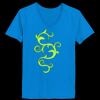 Ladies’  Junior Fine Jersey V-Neck Longer Length T-Shirt Thumbnail