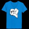 Ladies’  Junior Fine Jersey V-Neck Longer Length T-Shirt Thumbnail