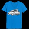 Ladies’  Junior Fine Jersey V-Neck Longer Length T-Shirt Thumbnail