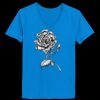 Ladies’  Junior Fine Jersey V-Neck Longer Length T-Shirt Thumbnail