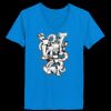 Ladies’  Junior Fine Jersey V-Neck Longer Length T-Shirt Thumbnail