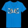 Ladies’  Junior Fine Jersey V-Neck Longer Length T-Shirt Thumbnail