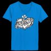 Ladies’  Junior Fine Jersey V-Neck Longer Length T-Shirt Thumbnail