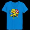 Ladies’  Junior Fine Jersey V-Neck Longer Length T-Shirt Thumbnail