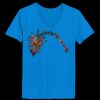 Ladies’  Junior Fine Jersey V-Neck Longer Length T-Shirt Thumbnail