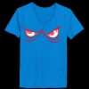 Ladies’  Junior Fine Jersey V-Neck Longer Length T-Shirt Thumbnail