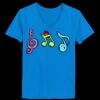 Ladies’  Junior Fine Jersey V-Neck Longer Length T-Shirt Thumbnail