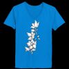 Ladies’  Junior Fine Jersey V-Neck Longer Length T-Shirt Thumbnail
