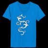 Ladies’  Junior Fine Jersey V-Neck Longer Length T-Shirt Thumbnail