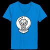 Ladies’  Junior Fine Jersey V-Neck Longer Length T-Shirt Thumbnail