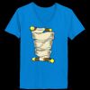 Ladies’  Junior Fine Jersey V-Neck Longer Length T-Shirt Thumbnail